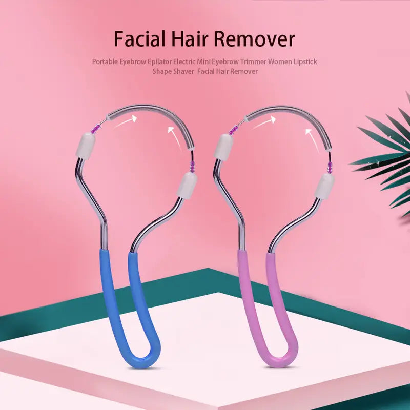 Facial Hair Remover for Women - Spring Epilator for Face, Lip & Chin