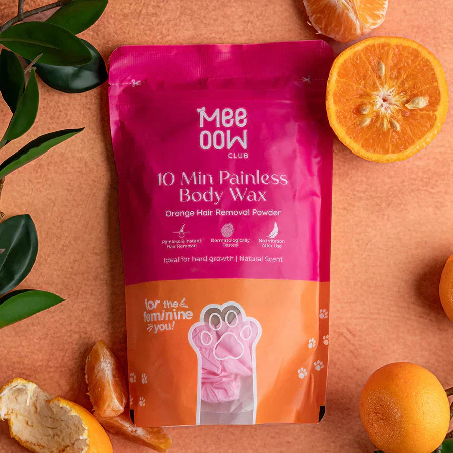 MEOW Hair Removal Wax Powder for Body, Arms & Legs