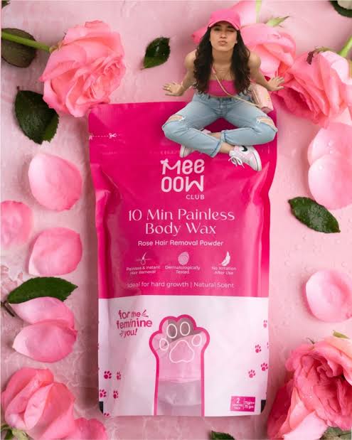 MEOW Hair Removal Wax Powder for Body, Arms & Legs