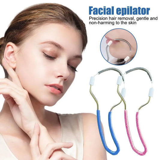 Facial Hair Remover for Women - Spring Epilator for Face, Lip & Chin