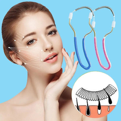 Facial Hair Remover for Women - Spring Epilator for Face, Lip & Chin