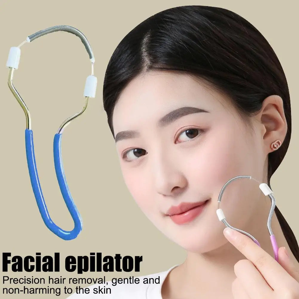 Facial Hair Remover for Women - Spring Epilator for Face, Lip & Chin