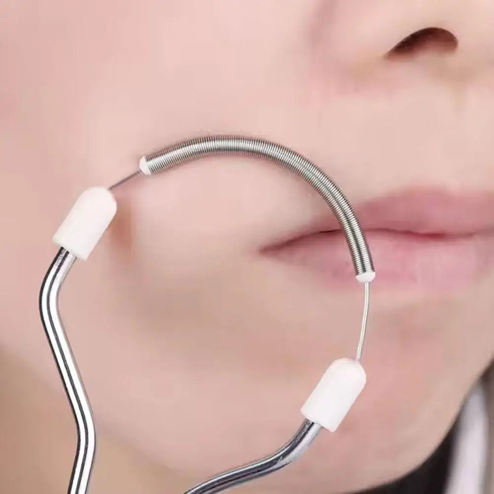 Facial Hair Remover for Women - Spring Epilator for Face, Lip & Chin